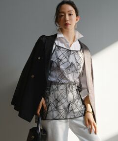 23区 / ニジュウサンク その他アウター | 【見上愛さん着用】ナイロンコットンシアーボイル ダブルジャケット