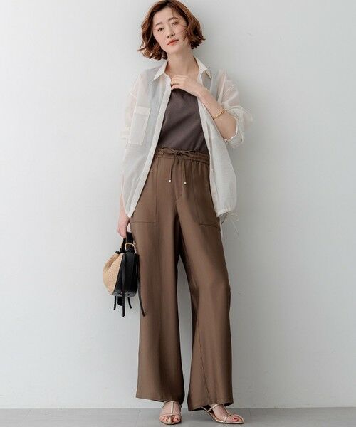 23区 / ニジュウサンク タンクトップ | シャイニーリブ スクエアネック タンクトップ | 詳細16