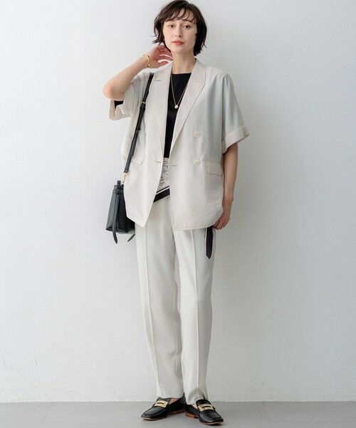 23区 / ニジュウサンク カットソー | スカーフコンビジャージー ウエストデザイン カットソー | 詳細14