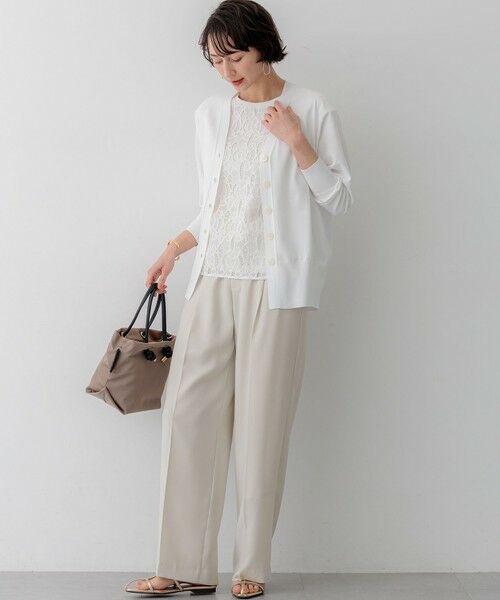 23区 / ニジュウサンク カーディガン・ボレロ | レーヨンポリエステルストレッチ Vネック カーディガン | 詳細6