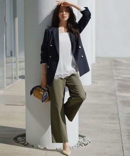 23区 / ニジュウサンク カーディガン・ボレロ | レーヨンポリエステルストレッチ Vネック カーディガン | 詳細2