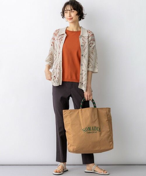 23区 / ニジュウサンク ニット・セーター | エンブロイダリーレース ポロ ニット | 詳細18