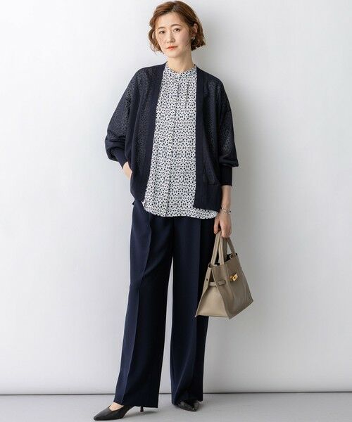 23区 / ニジュウサンク カーディガン・ボレロ | シャイニーシアー フロントオープン カーディガン | 詳細22