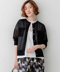 23区 / ニジュウサンク カーディガン・ボレロ | 【一部先行予約/WEB&一部店舗限定カラーあり】シャイニーシアー フラップポケット カーディガン