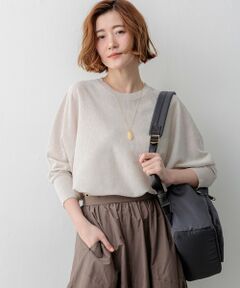 23区 / ニジュウサンク ニット・セーター | 【一部先行予約】シャイニーシアー ドルマン ニット