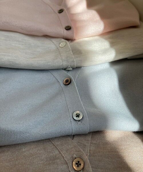 23区 / ニジュウサンク カーディガン・ボレロ | 【WEB&一部店舗限定カラーあり】シャイニーシアー ドルマンスリーブ カーディガン | 詳細16