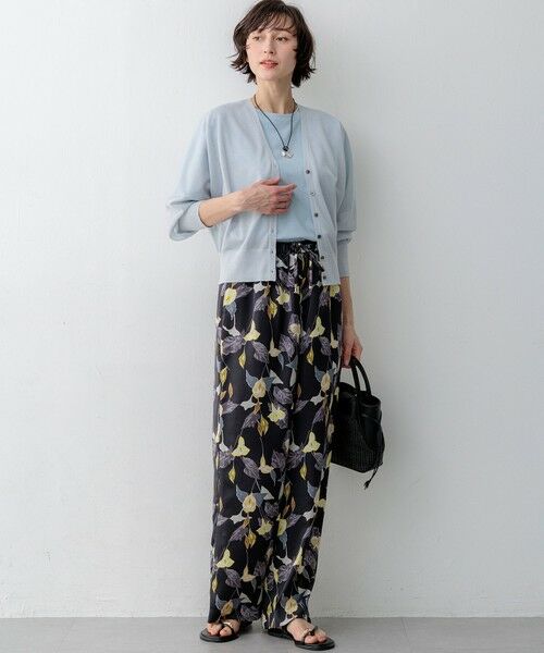 23区 / ニジュウサンク カーディガン・ボレロ | 【WEB&一部店舗限定カラーあり】シャイニーシアー ドルマンスリーブ カーディガン | 詳細21