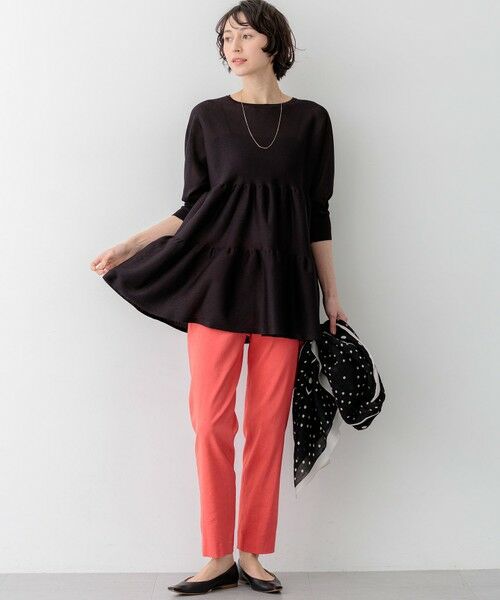 23区 / ニジュウサンク ニット・セーター | シャイニーシアーニット ティアード チュニック | 詳細7