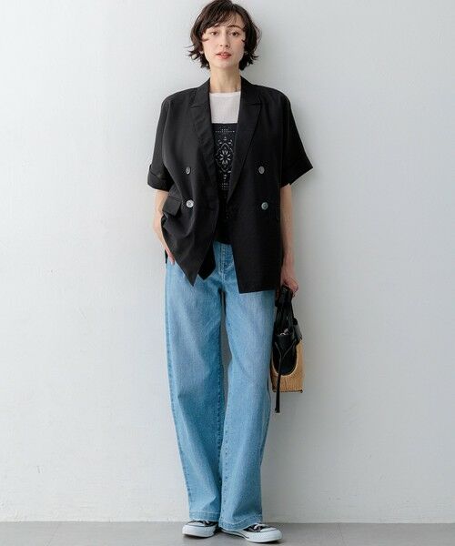 23区 / ニジュウサンク ニット・セーター | シャイニーシアー ノースリーブ ニット | 詳細7