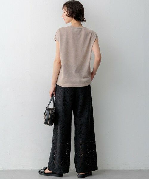 23区 / ニジュウサンク ニット・セーター | シャイニーシアー ノースリーブ ニット | 詳細9