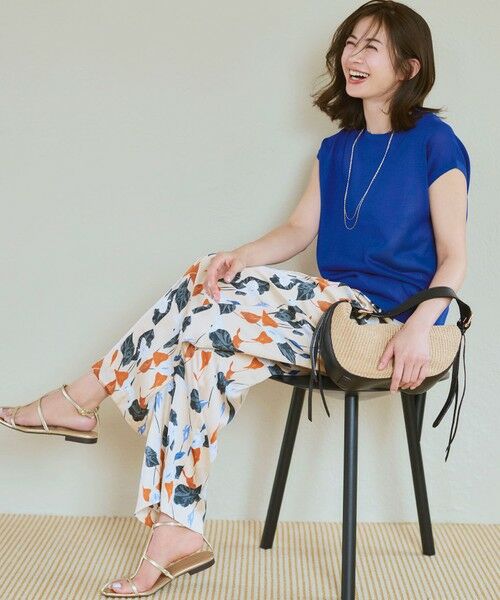 23区 / ニジュウサンク ニット・セーター | シャイニーシアー ノースリーブ ニット | 詳細13