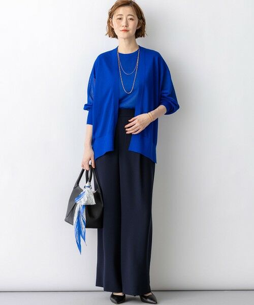 23区 / ニジュウサンク ニット・セーター | シャイニーシアー ノースリーブ ニット | 詳細15