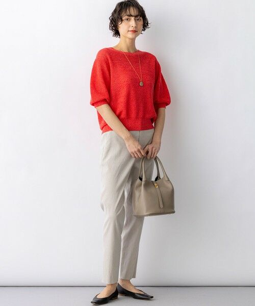 23区 / ニジュウサンク ニット・セーター | ピュアリネン パフスリーブ ニット | 詳細2