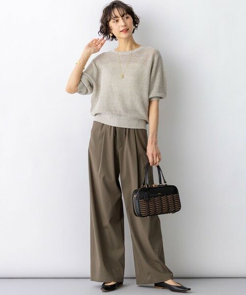 23区 / ニジュウサンク ニット・セーター | ピュアリネン パフスリーブ ニット | 詳細3