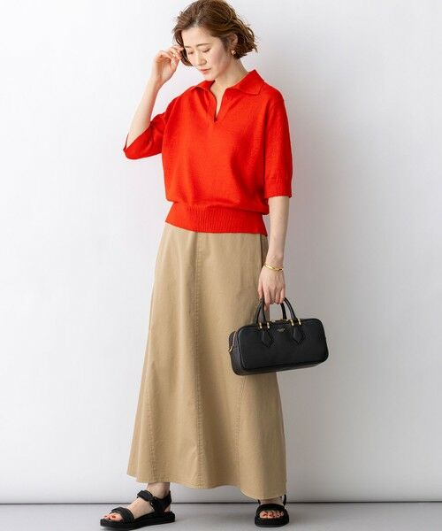 23区 / ニジュウサンク ニット・セーター | 【CanCam掲載】ピュアリネン スキッパー ポロニット | 詳細1