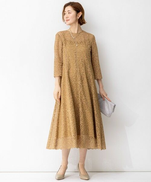 23区 / ニジュウサンク ドレス | 【APPLAUDIR】ニュアンスフラワーレース ドレス | 詳細1