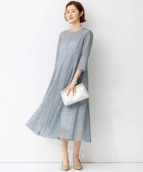 23区 / ニジュウサンク ドレス | 【APPLAUDIR】ニュアンスフラワーレース ドレス | 詳細5