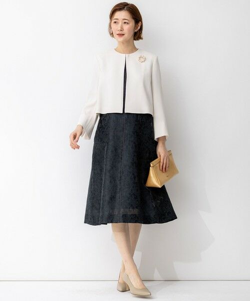 23区 / ニジュウサンク ドレス | 【APPLAUDIR】シアーフラワージャカード ドレス | 詳細4