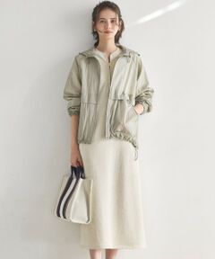 23区 / ニジュウサンク ロング・マキシ丈ワンピース | 【SLOW/一部店舗限定】ハイゲージテリー ハーフジップ ワンピース