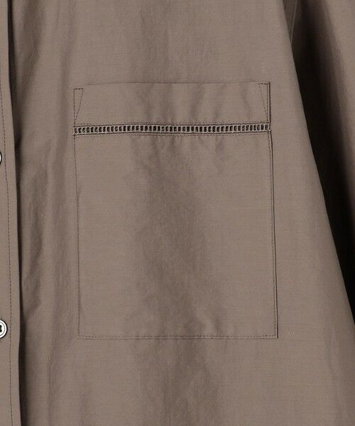 23区 / ニジュウサンク ミニ丈・ひざ丈ワンピース | 【先行予約】ナイロンコットンタフタ シャツワンピース | 詳細9