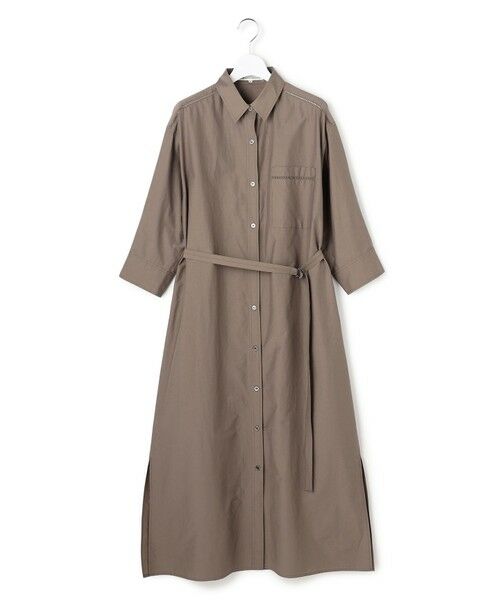 23区 / ニジュウサンク ミニ丈・ひざ丈ワンピース | 【先行予約】ナイロンコットンタフタ シャツワンピース | 詳細4