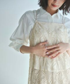 23区 / ニジュウサンク ロング・マキシ丈ワンピース | ペイズリーレース キャミソールワンピース