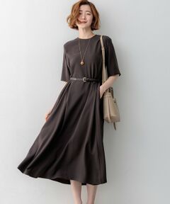 23区 / ニジュウサンク ロング・マキシ丈ワンピース | ストレッチジョーゼット フレアワンピース