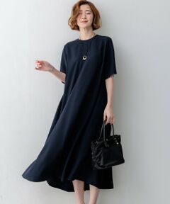 23区 / ニジュウサンク ロング・マキシ丈ワンピース | ストレッチジョーゼット フレアワンピース