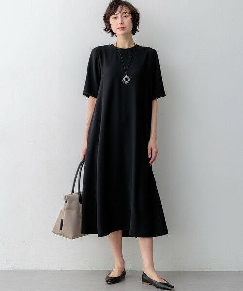 23区 / ニジュウサンク ロング・マキシ丈ワンピース | ストレッチジョーゼット フレアワンピース | 詳細1