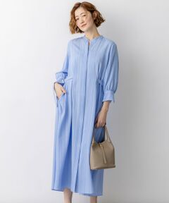 23区 / ニジュウサンク ロング・マキシ丈ワンピース | ドビーストライプ  ワンピース