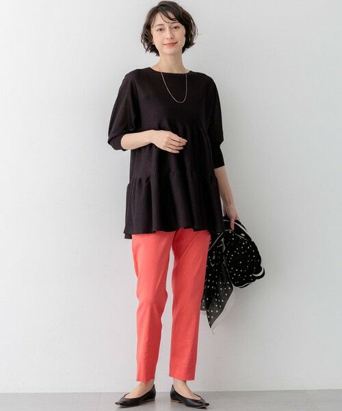 23区 / ニジュウサンク その他パンツ | 【CanCam掲載】リネンレーヨンストレッチ テーパード パンツ | 詳細6