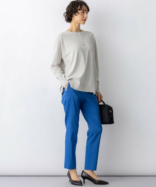 23区 / ニジュウサンク その他パンツ | 【CanCam掲載】リネンレーヨンストレッチ テーパード パンツ | 詳細13