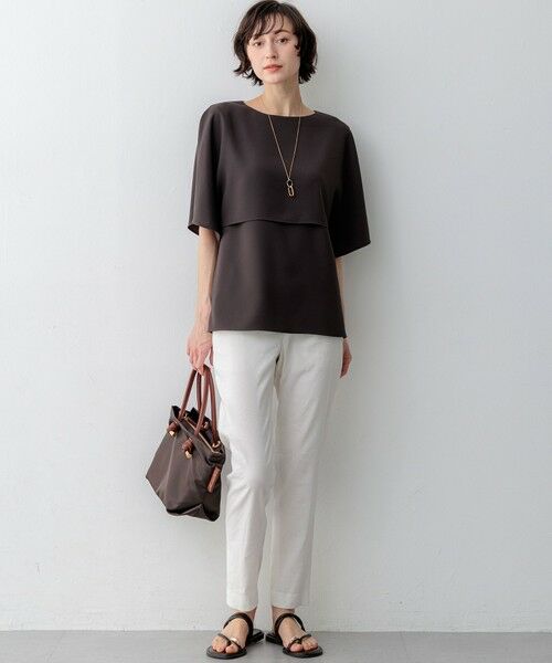 23区 / ニジュウサンク その他パンツ | 【CanCam掲載】リネンレーヨンストレッチ テーパード パンツ | 詳細26