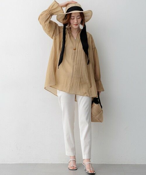 23区 / ニジュウサンク その他パンツ | 【CanCam掲載】リネンレーヨンストレッチ テーパード パンツ | 詳細19