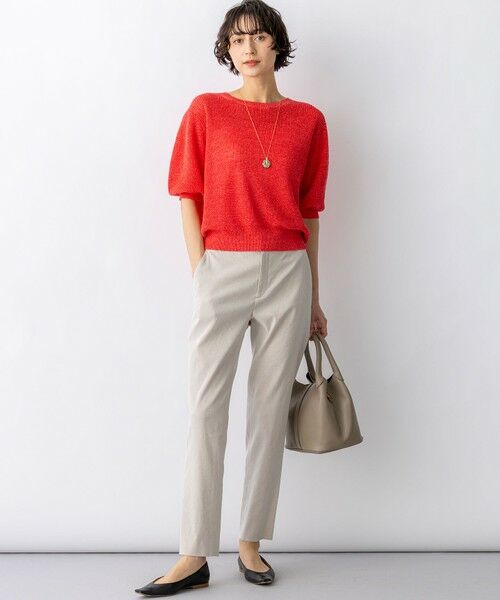 23区 / ニジュウサンク その他パンツ | 【CanCam掲載】リネンレーヨンストレッチ テーパード パンツ | 詳細24