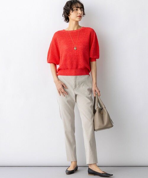 23区 / ニジュウサンク その他パンツ | 【CanCam掲載】リネンレーヨンストレッチ テーパード パンツ | 詳細30