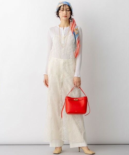 23区 / ニジュウサンク その他パンツ | リネンレーヨンストレッチ ワイドパンツ | 詳細10