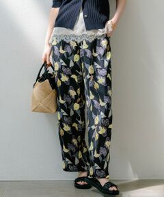 23区 / ニジュウサンク その他パンツ | カラーリリープリント ワイド パンツ