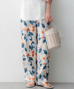 23区 / ニジュウサンク その他パンツ | カラーリリープリント ワイド パンツ