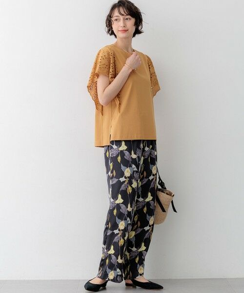 23区 / ニジュウサンク その他パンツ | カラーリリープリント ワイド パンツ | 詳細10