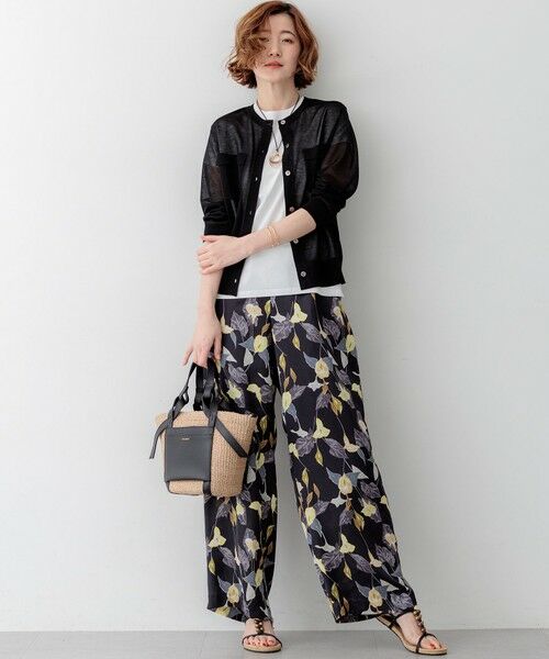 23区 / ニジュウサンク その他パンツ | カラーリリープリント ワイド パンツ | 詳細13