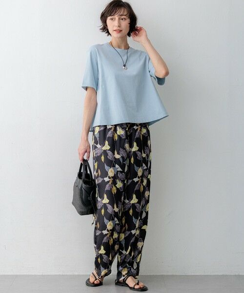 23区 / ニジュウサンク その他パンツ | カラーリリープリント ワイド パンツ | 詳細8