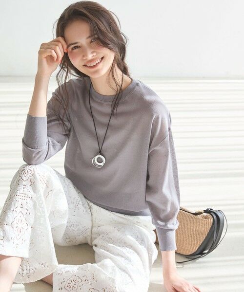 23区 / ニジュウサンク その他パンツ | 【見上愛さん着用】ラッセルオーナメントレース ワイド パンツ | 詳細2