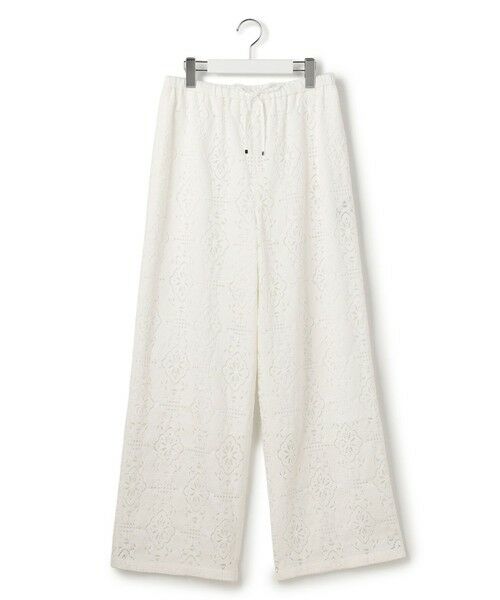 23区 / ニジュウサンク その他パンツ | 【見上愛さん着用】ラッセルオーナメントレース ワイド パンツ | 詳細7