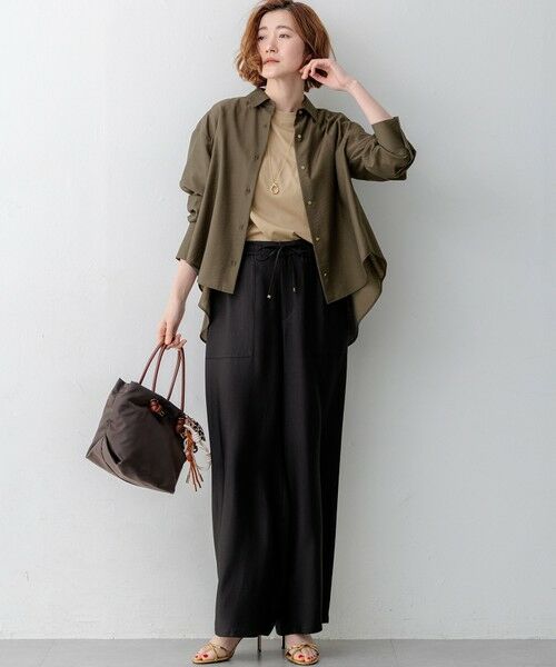 23区 / ニジュウサンク その他パンツ | 【見上愛さん着用】ブライトカルゼ ワイド パンツ | 詳細3