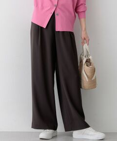 23区 / ニジュウサンク その他パンツ | 【WEB&一部店舗限定】ストレッチジョーゼット ワイドパンツ