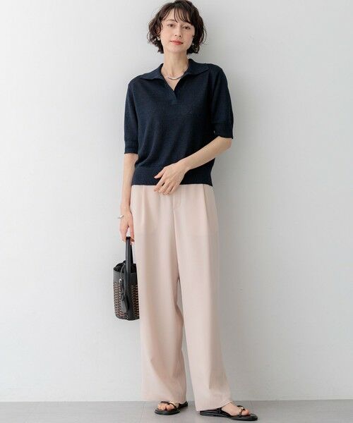 23区 / ニジュウサンク その他パンツ | 【WEB&一部店舗限定】ストレッチジョーゼット ワイドパンツ | 詳細6