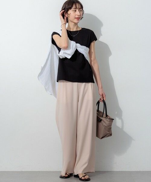 23区 / ニジュウサンク その他パンツ | 【WEB&一部店舗限定】ストレッチジョーゼット ワイドパンツ | 詳細8