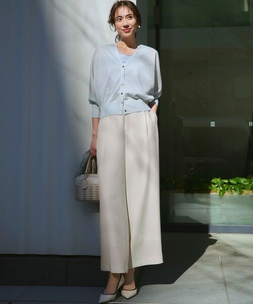 23区 / ニジュウサンク その他パンツ | 【WEB&一部店舗限定】ストレッチジョーゼット ワイドパンツ | 詳細13