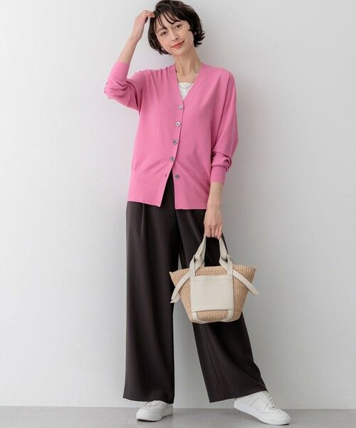 23区 / ニジュウサンク その他パンツ | 【WEB&一部店舗限定】ストレッチジョーゼット ワイドパンツ | 詳細18